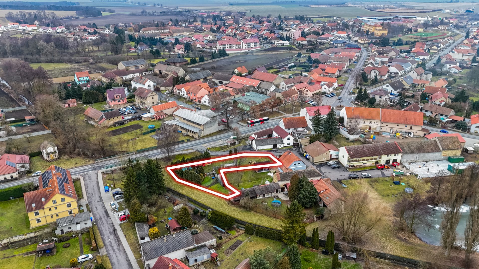 Prodej stavebního pozemku 924 m², Straškov - Vodochody